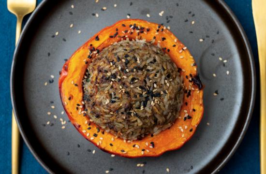 Töltött hokkaido tök