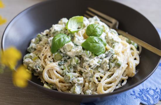 Spárgás-citromos spagetti