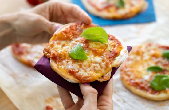 Mini Margherita pizza