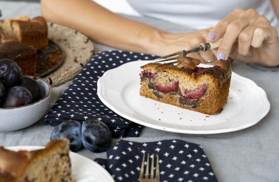 Szilvás-csokis torta