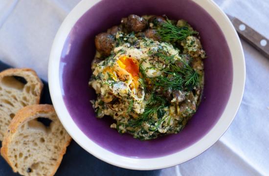 Gomba shakshuka