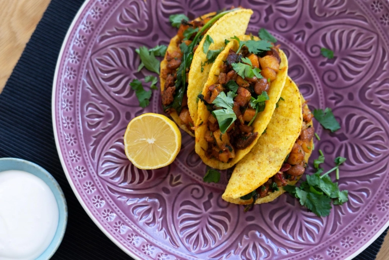 Chorizós-krumplis taco