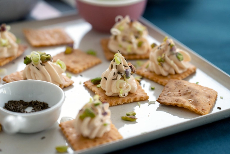 Tormakrémes-lazacos kréker