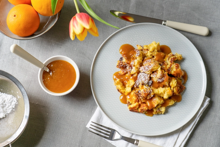 Császármorzsa narancsszósszal