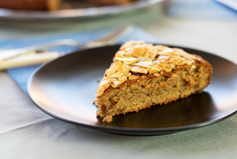 Fahéjas-mandulás olívaolaj-torta