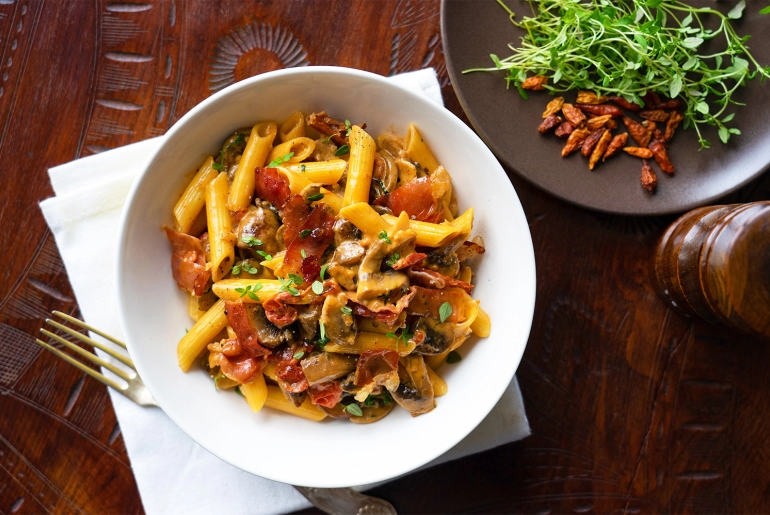 Penne Boscaiola - Favágók tésztája