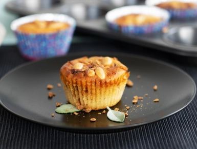 Mandulás-zsályás muffin