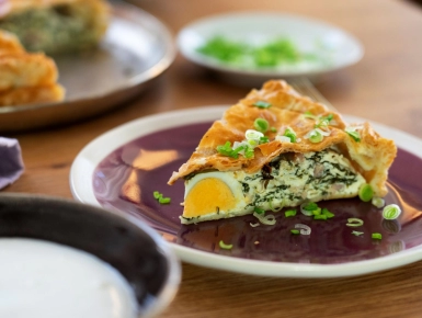 Olasz (húsvéti) pite sonkával