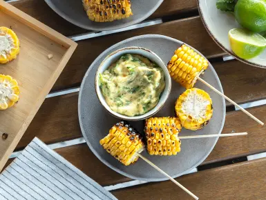 Miso majonézes grill kukorica